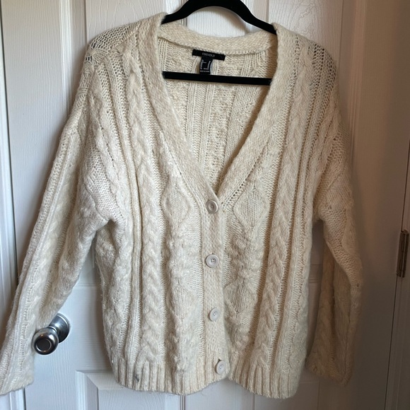 Cozy Cream Knit Cardigan - Picture 1 of 2